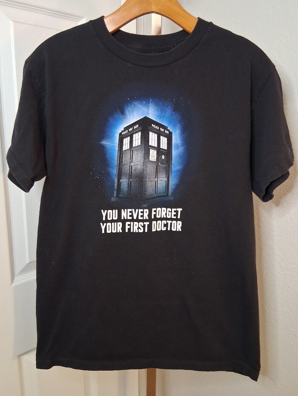 Doctor Who T Shirt Black Medium
